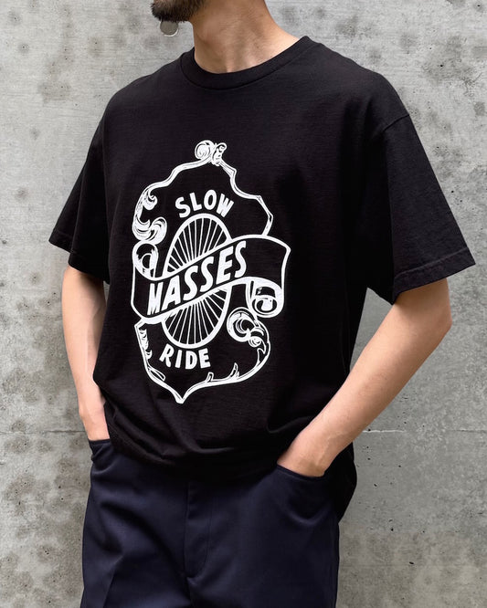 MASSES / T-SHIRT SLOW RIDE / BLACK