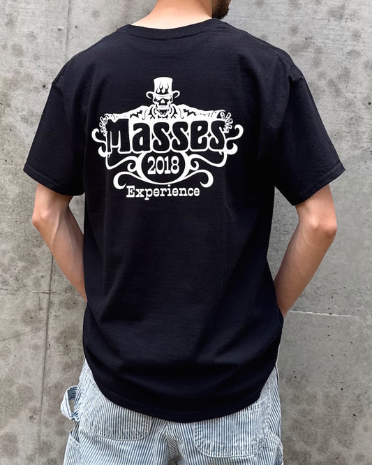 MASSES / T-SHIRT SKULL HAT / BLACK