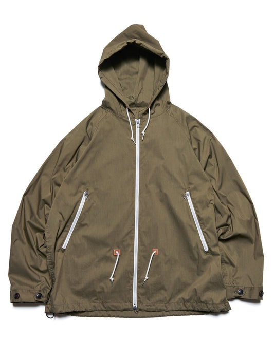 SOPHNET. / LIGHT POPLIN ZIP-UP HOODIE / KHAKI / SPNT-252061