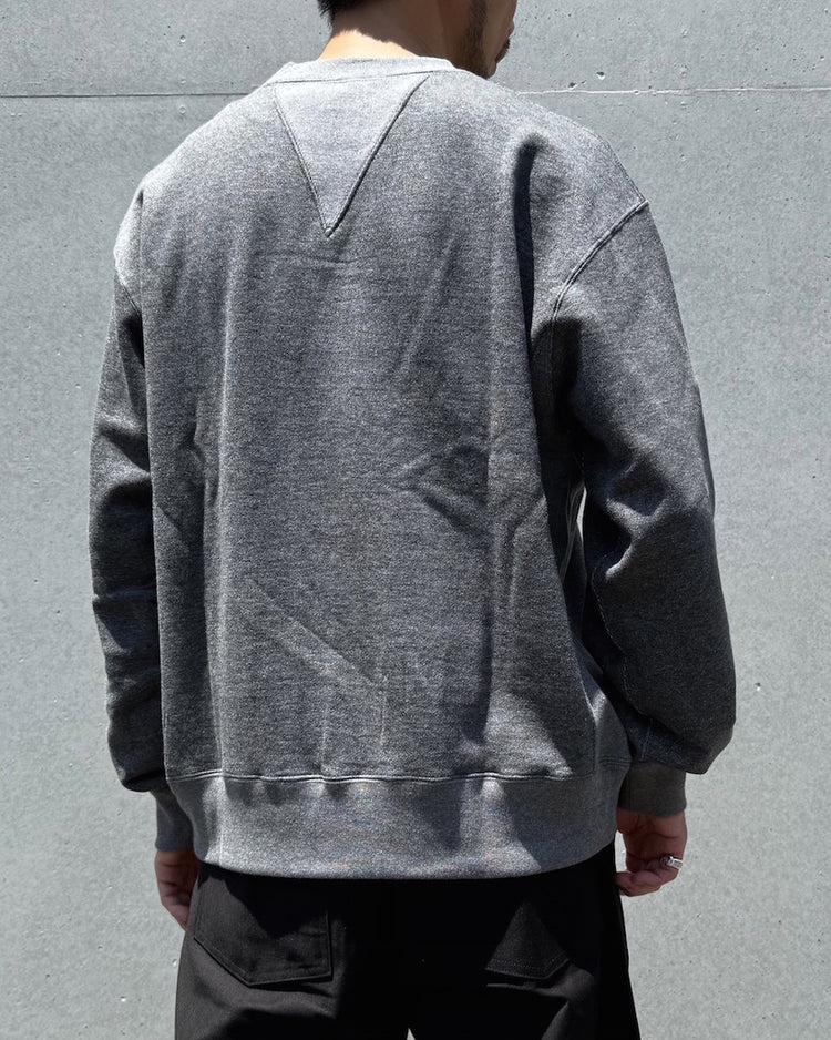 HYKE / SWEAT SHIRT / CHARCOAL / 12415