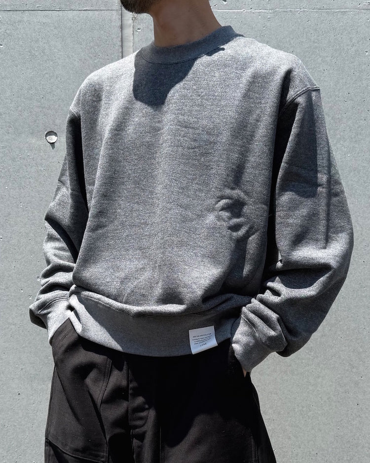 HYKE / SWEAT SHIRT / CHARCOAL / 12415