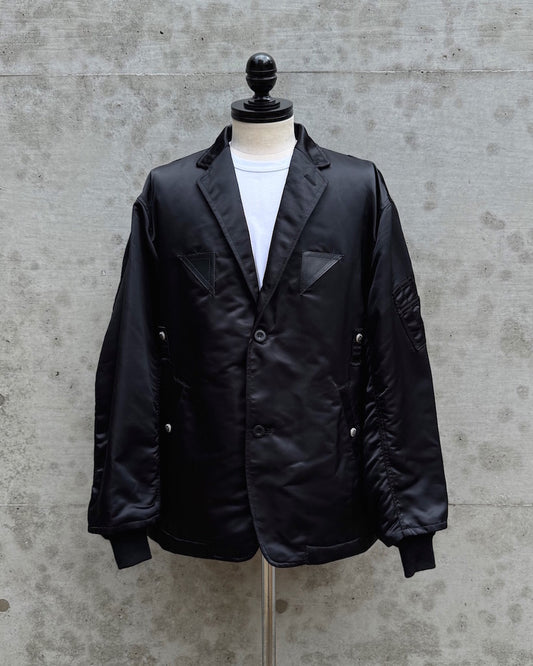 COMME des GARCONS HOMME / 綿ナイロンダブルツイル Tailor JKT / HP-J004-051-1 / BLACK