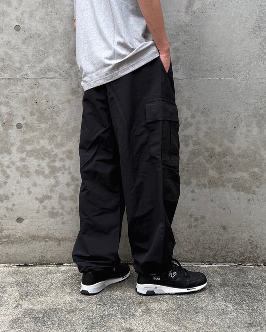 COMME des GARCONS HOMME / 綿ナイロングログラン Easy Cargo Pants / HP-P006-051-1/ BLACK