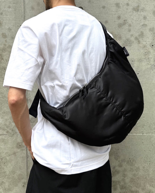 COMME des GARCONS HOMME / 綿ナイロンダブルツイル Shoulder Bag / HP-K204-051-1-1 / BLACK