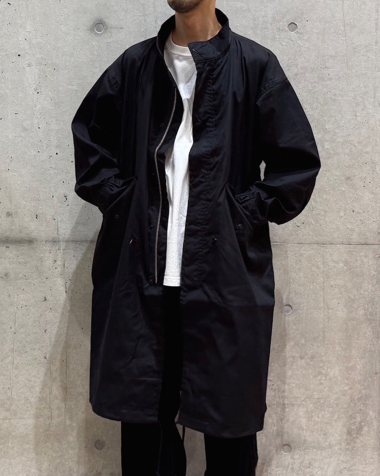 HYKE / N/C TYPE M-65 FIELD COAT / BLACK / 17461