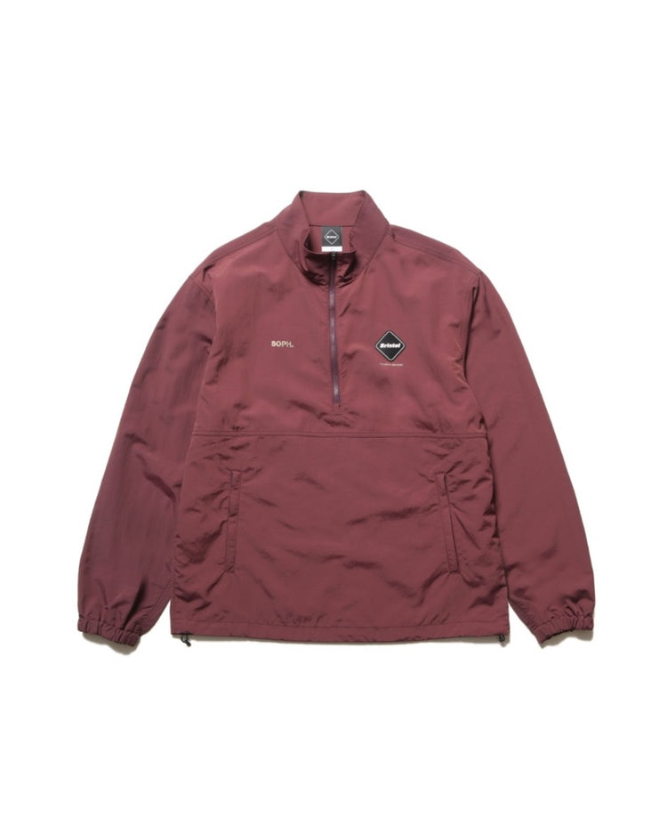 F.C.Real Bristol / NYLON QUARTER-ZIP BLOUSON / BURGUNDY / FCRB-252051