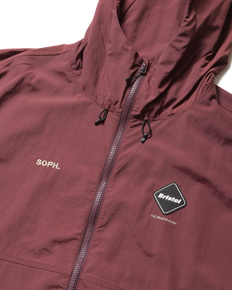 F.C.Real Bristol / NYLON HOODED BLOUSON / BURGUNDY / FCRB-252050