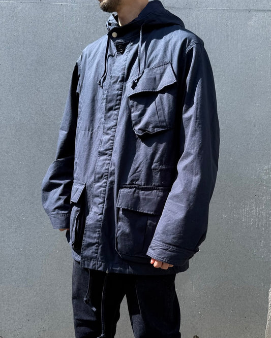 nonnative / TROOPER HOODED JACKET COTTON RIPSTOP WITH WINDSTOPPER® / NAVY / NN-J4808
