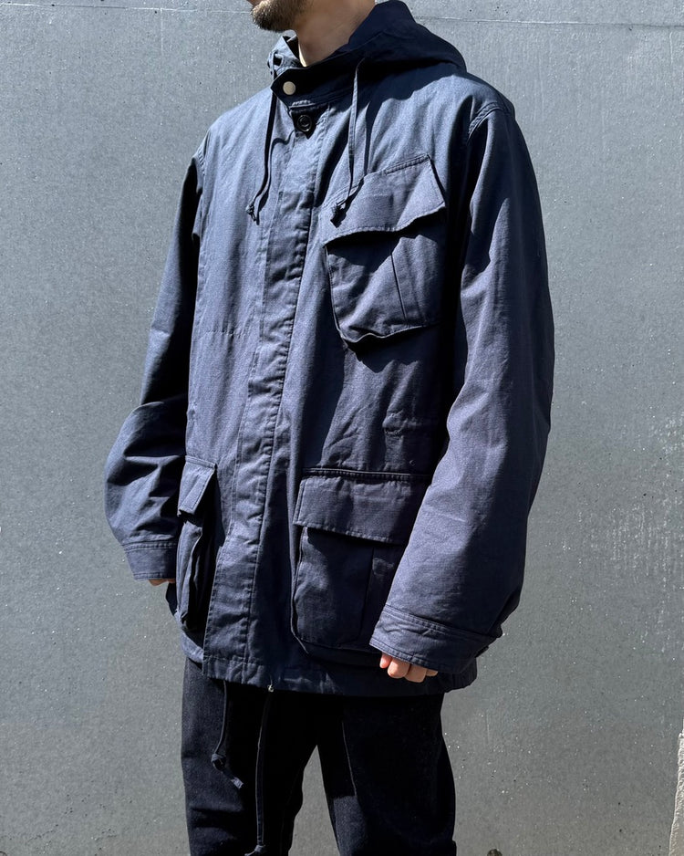 nonnative / TROOPER HOODED JACKET COTTON RIPSTOP WITH WINDSTOPPER® / NAVY / NN-J4808