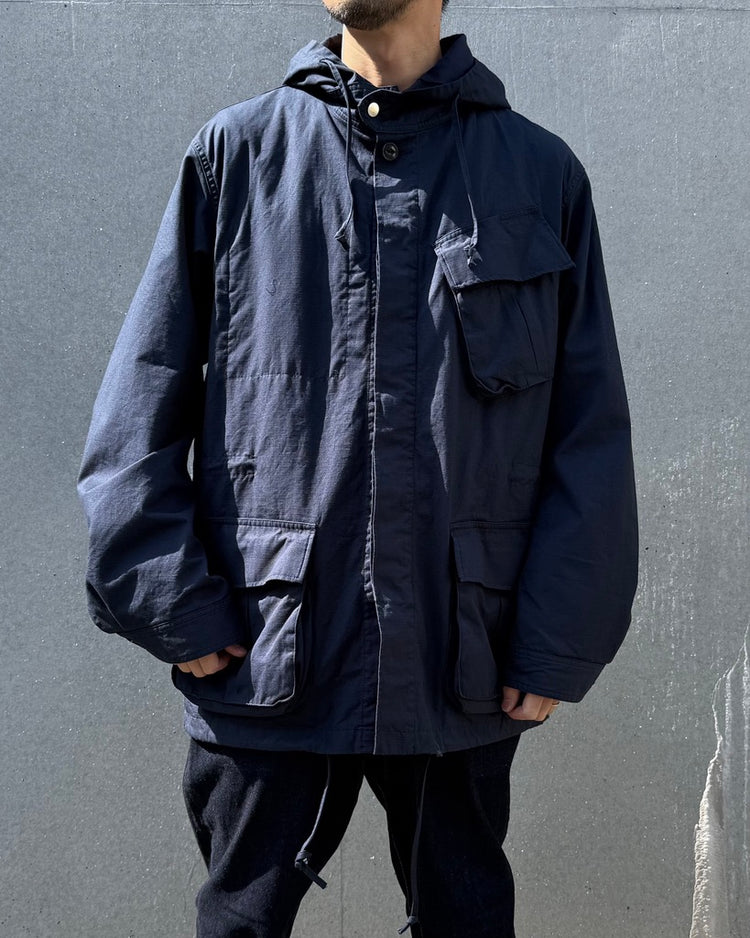 nonnative / TROOPER HOODED JACKET COTTON RIPSTOP WITH WINDSTOPPER® / NAVY / NN-J4808