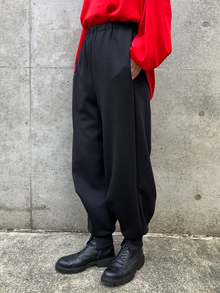 någonstans / cocoon pants  / Black / 470IA481-0521