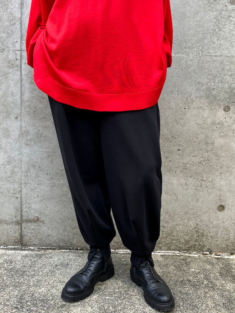 någonstans / cocoon pants  / Black / 470IA481-0521