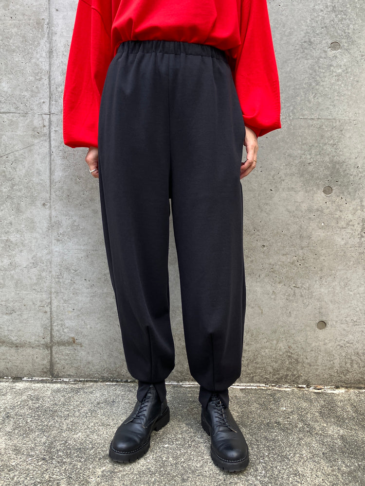 någonstans / cocoon pants  / Black / 470IA481-0521