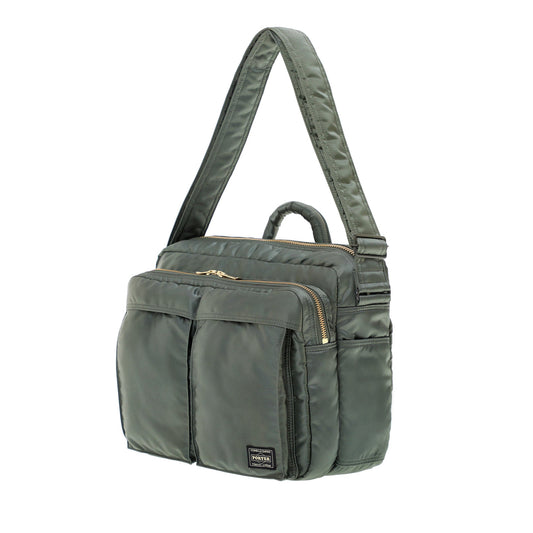 PORTER / TANKER  SLING BAG W zip(XL)  / 622-15153 / セージグリーン