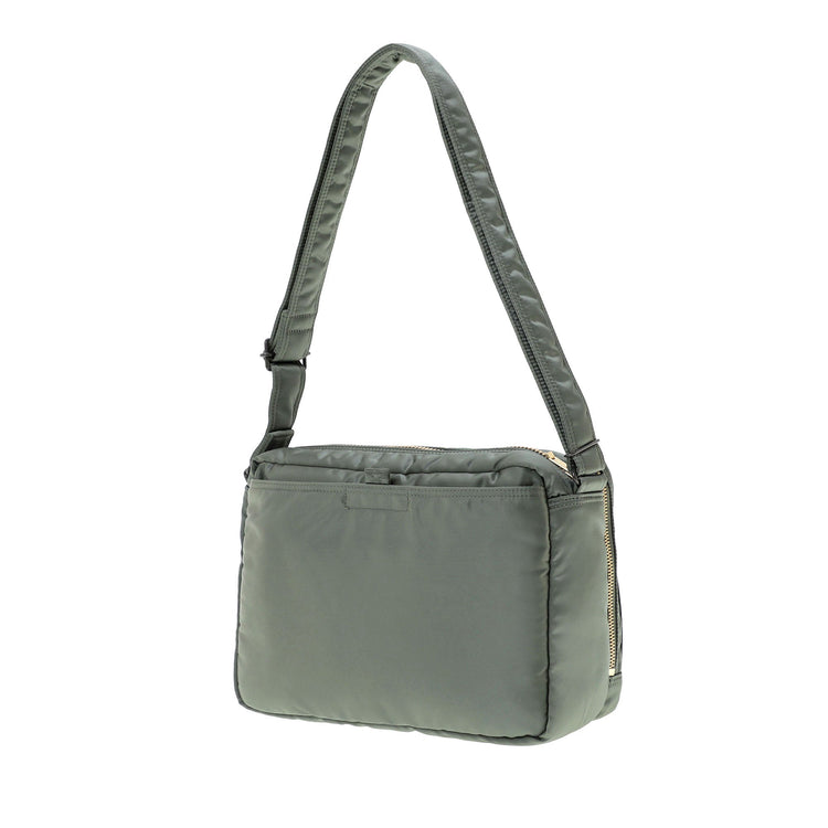 PORTER / TANKER  SLING BAG W zip（L）622-08633 / SAGE GREEN