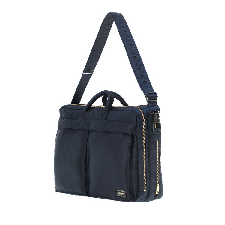 PORTER / TANKER  2WAY DOCUMENT BAG W zip / 622-15151 / アイアンブルー