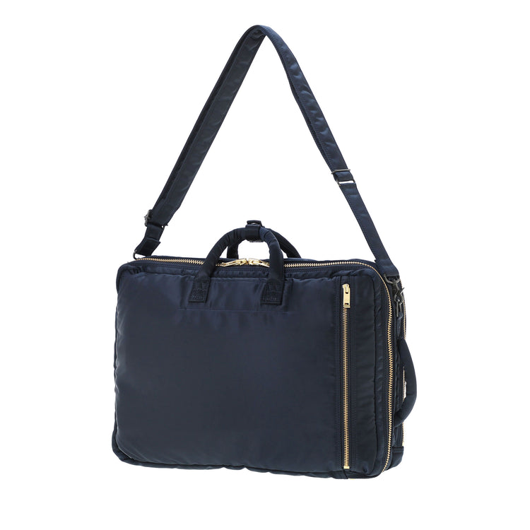 PORTER / TANKER  3WAY DOCUMENT BAG W zip / 622-26107 / アイアンブルー