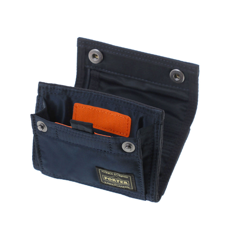 PORTER / TANKER WALLET（M）/  622-27847 / アイアンブルー