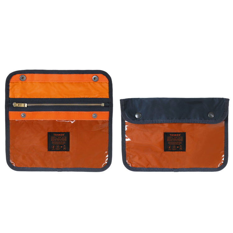 PORTER / TANKER  3WAY DOCUMENT BAG W zip / 622-26107 / アイアンブルー