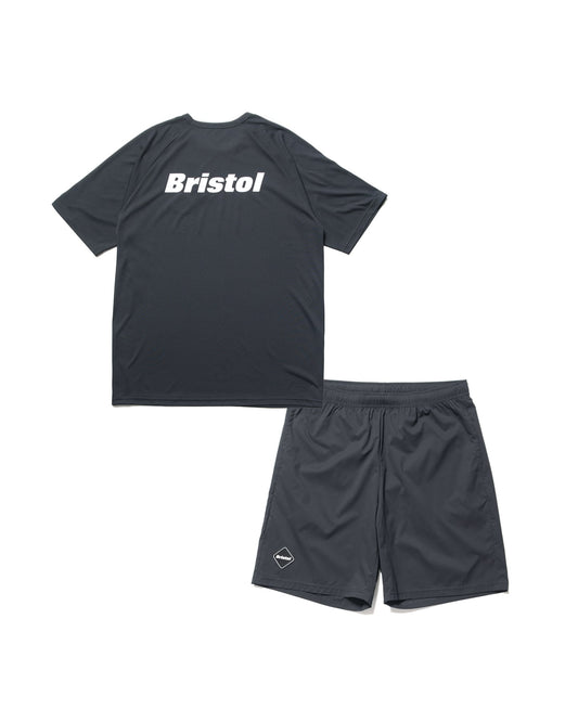 F.C.Real Bristol / TRAINING S/S TOP & SHORTS / BLACK / FCRB-240053