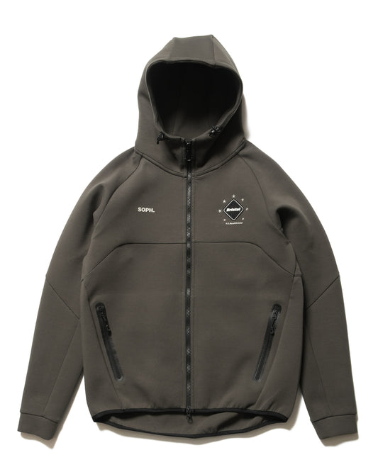 F.C.Real Bristol / TECH SWEAT VENTILATION HOODIE / KHAKI / FCRB-242072