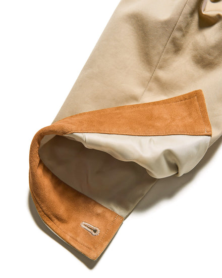 SOPHNET. / LEATHER COLLAR COVERALL / BEIGE / SPNT-260012